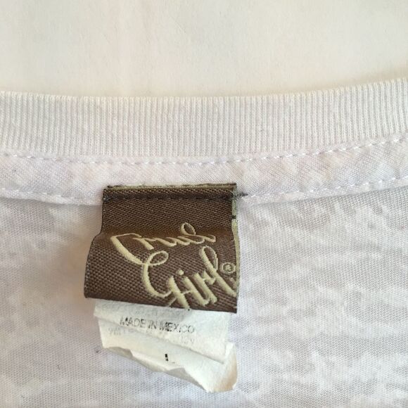 ‎CRUEL
GIRL GRAPHIC BURNOUT T-SHIRT IN WHITE - Picture 4 of 6